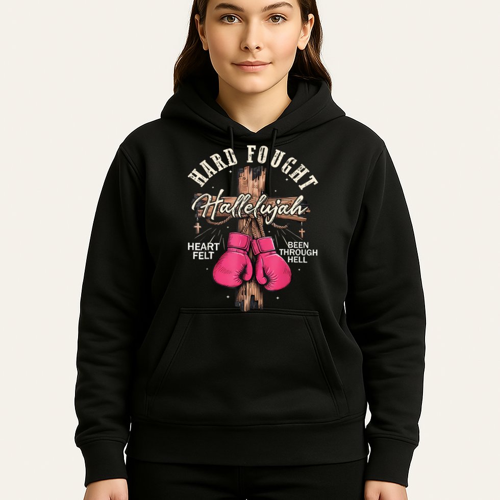 Brandon Hard Fought Hallelujah Praise Jesus Hoodie