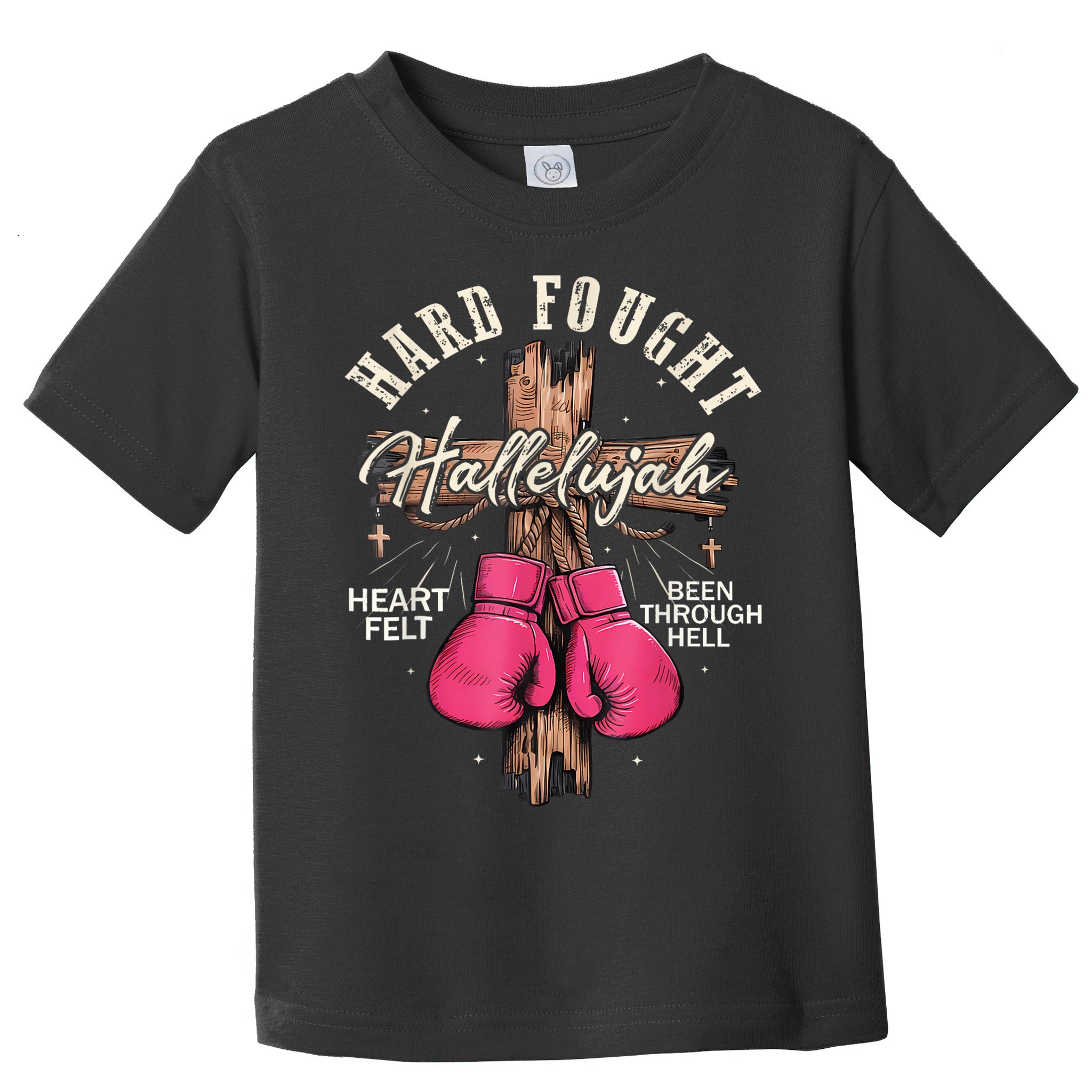 Brandon Hard Fought Hallelujah Praise Jesus Toddler T-Shirt
