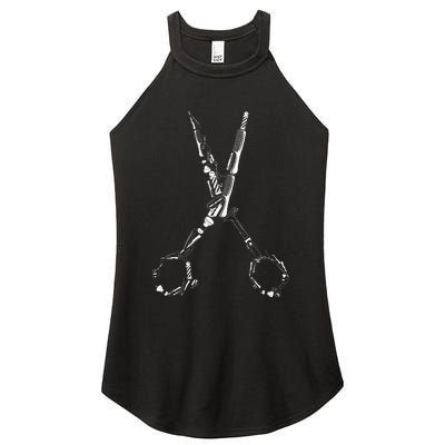 Barber Hairdresser For Barbershop Owner Gift Haircut Stylist Women's Perfect Tri Rocker Tank