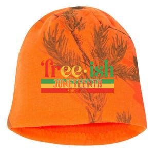 Black History Freecool Giftish Since 1865 Juneteenth Melanin African Funny Gift Kati - Camo Knit Beanie