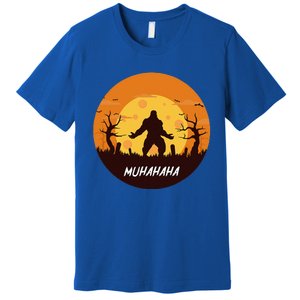 Bigfoot Halloween Funny Trick Or Treat Sasquatch Costume Premium T-Shirt