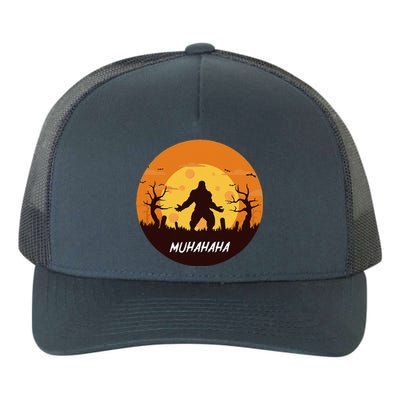 Bigfoot Halloween Funny Trick Or Treat Sasquatch Costume Yupoong Adult 5-Panel Trucker Hat