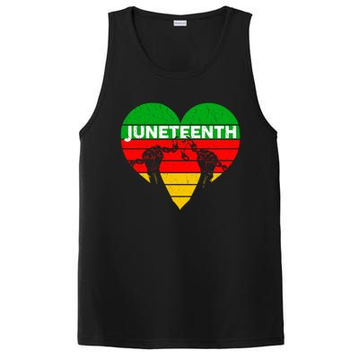 Black History Freedom Juneteenth African American Melanin Gift PosiCharge Competitor Tank