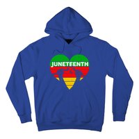 Black History Freedom Juneteenth African American Melanin Gift Hoodie