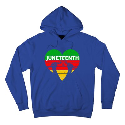 Black History Freedom Juneteenth African American Melanin Gift Hoodie