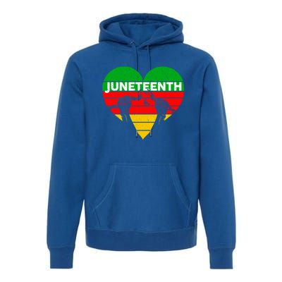 Black History Freedom Juneteenth African American Melanin Gift Premium Hoodie