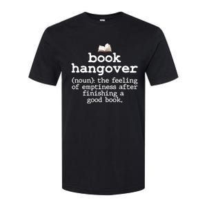 Book Hangover Funny Definition Bookworm Nerd Reading Lover Gift Softstyle CVC T-Shirt