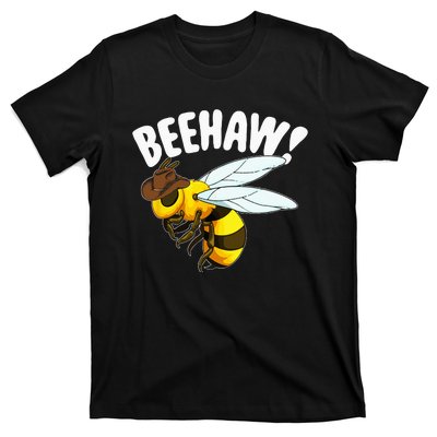 Bee Haw Funny Cowboy Wild West Honey Beekeeping T-Shirt