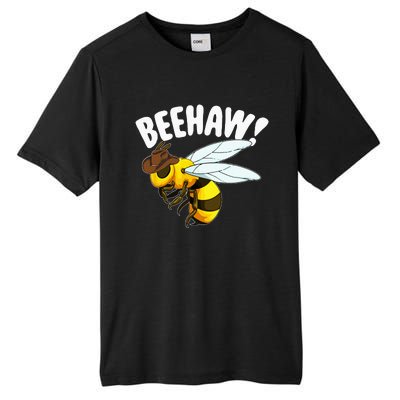 Bee Haw Funny Cowboy Wild West Honey Beekeeping Tall Fusion ChromaSoft Performance T-Shirt