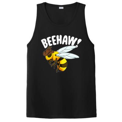 Bee Haw Funny Cowboy Wild West Honey Beekeeping PosiCharge Competitor Tank