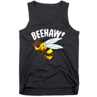 Bee Haw Funny Cowboy Wild West Honey Beekeeping Tank Top