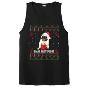 Bah Humpug Funny Pug Cute Dog Lover Ugly Christmas Cool Gift PosiCharge Competitor Tank