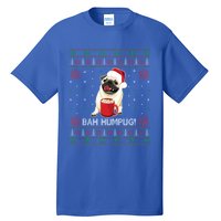 Bah Humpug Funny Pug Cute Dog Lover Ugly Christmas Cool Gift Tall T-Shirt