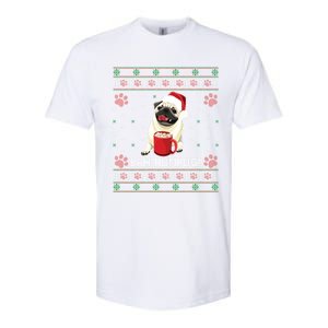 Bah Humpug Funny Pug Cute Dog Lover Ugly Christmas Cool Gift Softstyle CVC T-Shirt