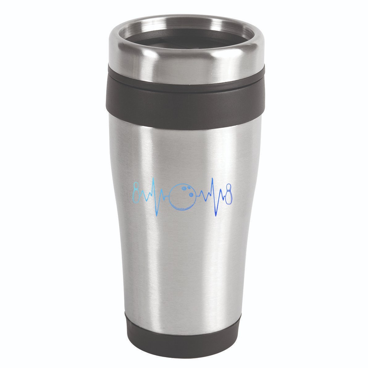 Bowling Heartbeagift Funny Bowling Bowling Meaningful Funny Gift League Gift 16oz Travel Tumbler