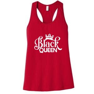 Black History For Women Educated Strong Black Queen African Pride Women's Racerback Tank