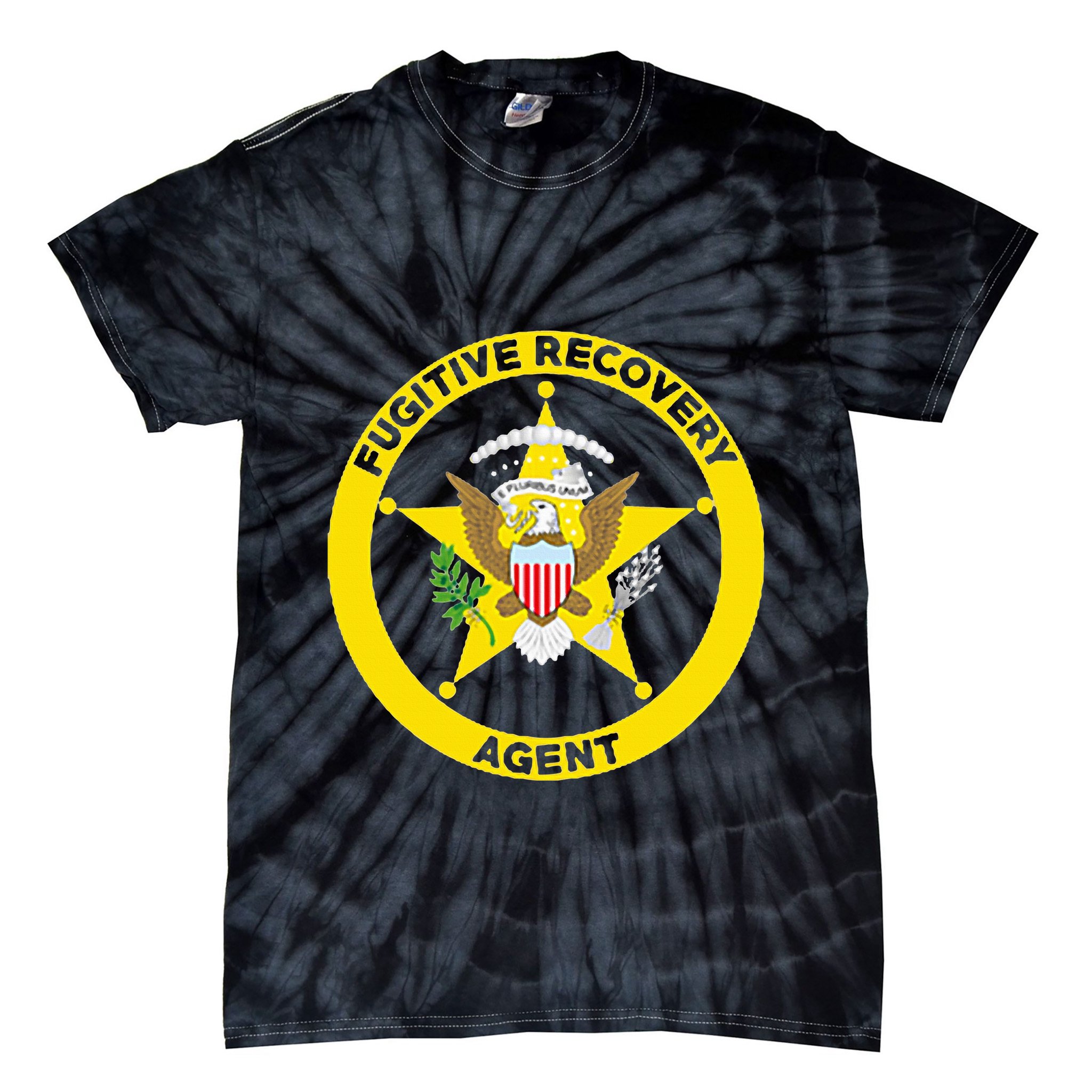 Bounty Hunter For Fugitive Recovery Agents Leo Tie-Dye T-Shirt