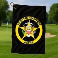 Bounty Hunter For Fugitive Recovery Agents Leo Golf Towel