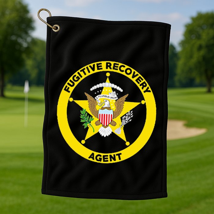 Bounty Hunter For Fugitive Recovery Agents Leo Golf Towel