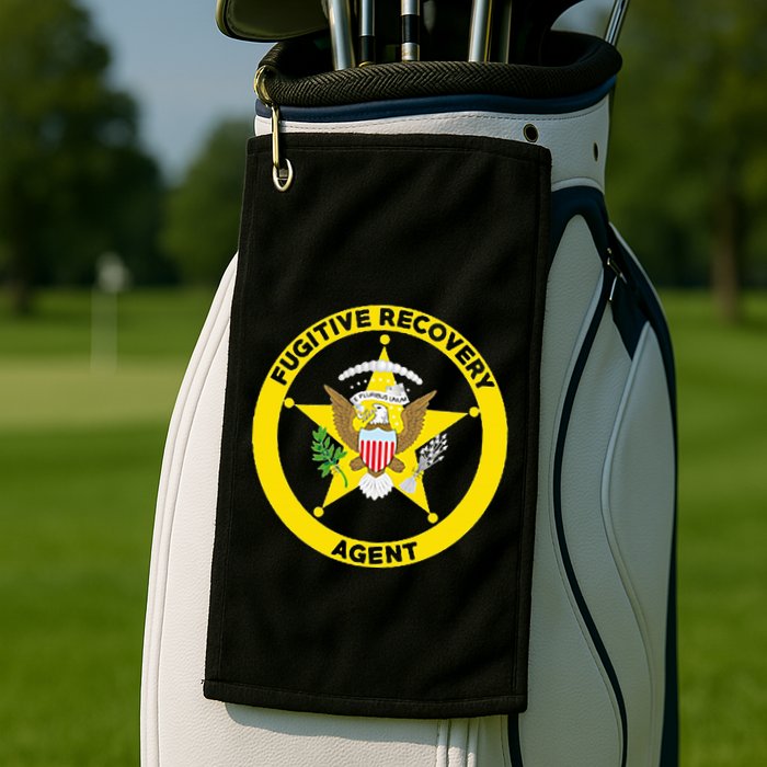 Bounty Hunter For Fugitive Recovery Agents Leo Golf Towel