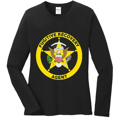 Bounty Hunter For Fugitive Recovery Agents Leo Ladies Long Sleeve Shirt