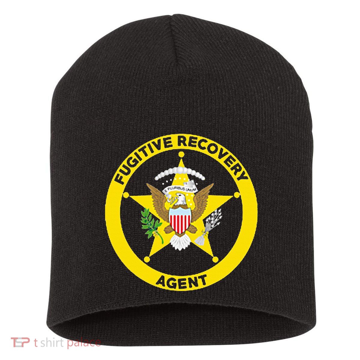 Bounty Hunter For Fugitive Recovery Agents Leo Short Acrylic Beanie