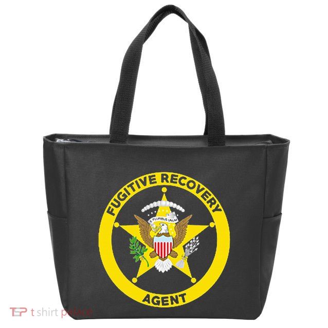 Bounty Hunter For Fugitive Recovery Agents Leo Zip Tote Bag