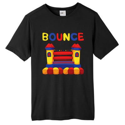 Bouncing House Funny Bounce Castle Birthday Fun Party Gift Tall Fusion ChromaSoft Performance T-Shirt