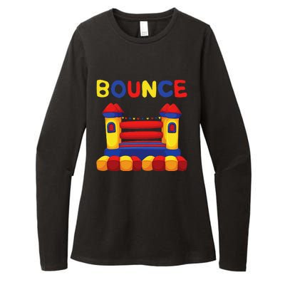 Bouncing House Funny Bounce Castle Birthday Fun Party Gift Womens CVC Long Sleeve Shirt