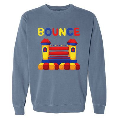 Bouncing House Funny Bounce Castle Birthday Fun Party Gift Garment-Dyed Sweatshirt