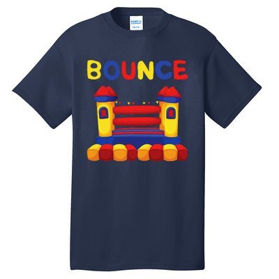 Bouncing House Funny Bounce Castle Birthday Fun Party Gift Tall T-Shirt