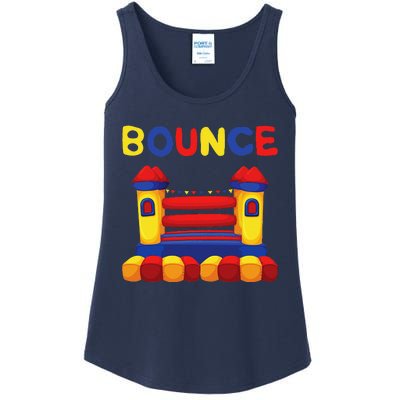 Bouncing House Funny Bounce Castle Birthday Fun Party Gift Ladies Essential Tank