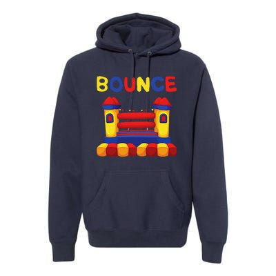 Bouncing House Funny Bounce Castle Birthday Fun Party Gift Premium Hoodie