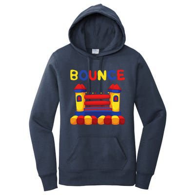 Bouncing House Funny Bounce Castle Birthday Fun Party Gift Women's Pullover Hoodie