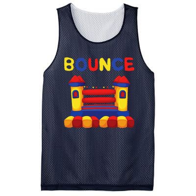 Bouncing House Funny Bounce Castle Birthday Fun Party Gift Mesh Reversible Basketball Jersey Tank