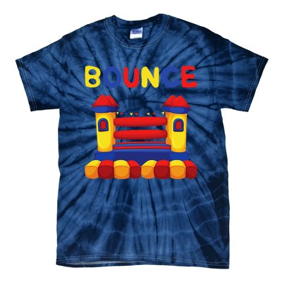 Bouncing House Funny Bounce Castle Birthday Fun Party Gift Tie-Dye T-Shirt