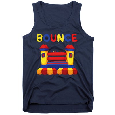 Bouncing House Funny Bounce Castle Birthday Fun Party Gift Tank Top