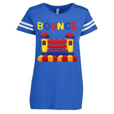 Bouncing House Funny Bounce Castle Birthday Fun Party Gift Enza Ladies Jersey Football T-Shirt