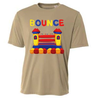 Bouncing House Funny Bounce Castle Birthday Fun Party Gift Cooling Performance Crew T-Shirt