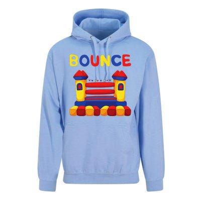 Bouncing House Funny Bounce Castle Birthday Fun Party Gift Unisex Surf Hoodie