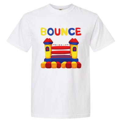 Bouncing House Funny Bounce Castle Birthday Fun Party Gift Garment-Dyed Heavyweight T-Shirt