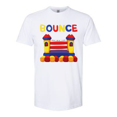 Bouncing House Funny Bounce Castle Birthday Fun Party Gift Softstyle CVC T-Shirt