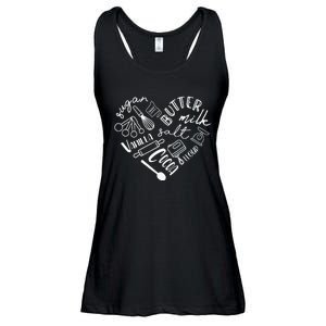 Baking Hear For Baker Pastry Chef Or Cook Ladies Essential Flowy Tank