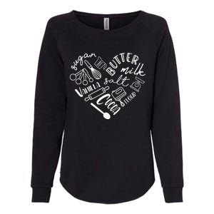 Baking Hear For Baker Pastry Chef Or Cook Womens California Wash Sweatshirt