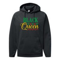 Black History For Women Educated Strong Black Queen Performance Fleece Hoodie