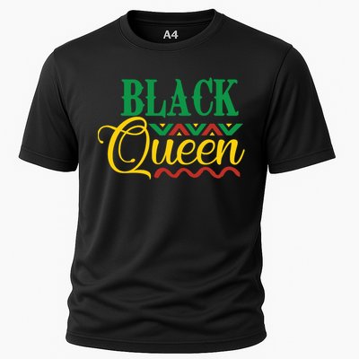 Black History For Women Educated Strong Black Queen Cooling Performance Crew T-Shirt