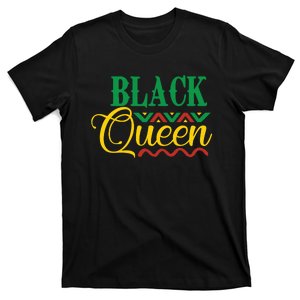 Black History For Women Educated Strong Black Queen T-Shirt