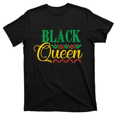 Black History For Women Educated Strong Black Queen T-Shirt