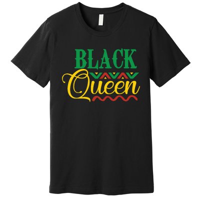 Black History For Women Educated Strong Black Queen Premium T-Shirt