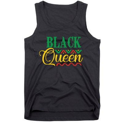 Black History For Women Educated Strong Black Queen Tank Top